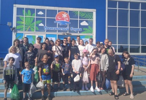 При поддержке АО «Совфрахт» воспитанники Климатинского детского дома посетили Аквапарк